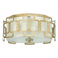  Sabina Flush Mount Ceiling Light - Silver Leaf