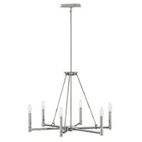  Buchanan Mid Sized Chandelier Chandelier - Polished Nickel