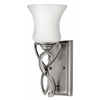  Brooke 1 Bulb Wall Sconce - Antique Nickel