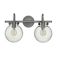  Congress 2 Bulb Bathroom Lighting - Antique Nickel