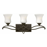  Brooke 3 Bulb Bathroom Lighting - Olde Bronze