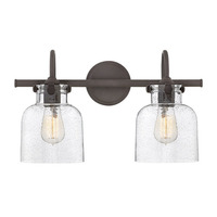  Congress 2 Bulb Bathroom Lighting - Oil Rubbed Bronze