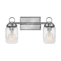  Penley 2 Bulb Bathroom Lighting - Polished Nickel