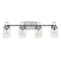  Penley 4 or More Bulb Bathroom Lighting - Polished Nickel