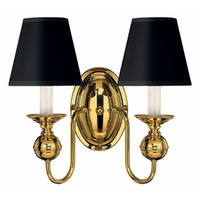  Virginian Multi Bulb Wall Sconce - Polished Brass