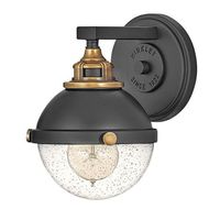  Fletcher 1 Bulb Wall Sconce - Black