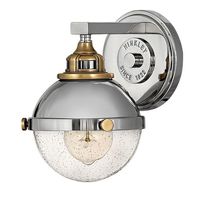  Fletcher 1 Bulb Wall Sconce - Polished Nickel