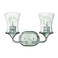  Thistledown 2 Bulb Bathroom Lighting - Brushed Nickel