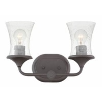  Thistledown 2 Bulb Bathroom Lighting - Buckeye Bronze