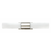  Portia 2 Bulb Bathroom Lighting - Polished Nickel