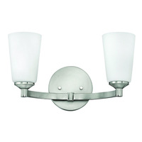  Sadie 2 Bulb Bathroom Lighting - Brushed Nickel