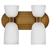  Tallulah 2 Bulb Bathroom Lighting - Lacquered Brass