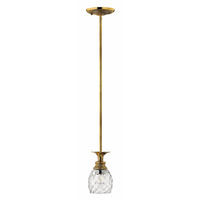  Plantation Mini-Pendant Pendant Light - Burnished Brass