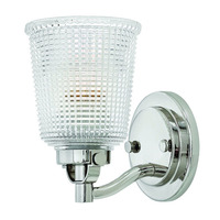  La Belle 1 Bulb Wall Sconce - Polished Nickel