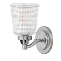  La Belle 1 Bulb Wall Sconce - Polished Antique Nickel