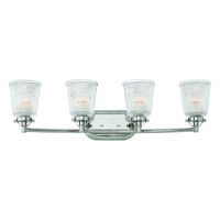  La Belle 4 or More Bulb Bathroom Lighting - Polished Nickel