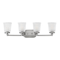 La Belle 4 or More Bulb Bathroom Lighting - Polished Antique Nickel