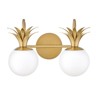 Bathroom Lighting (2 Bulbs) 14-3/4" Width Bathroom Lighting (2 Bulbs) 14-3/4" Width