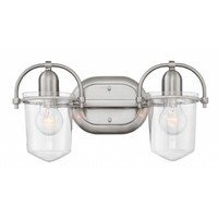 Bathroom Lighting (2 Bulbs) 16" Width Bathroom Lighting (2 Bulbs) 16" Width