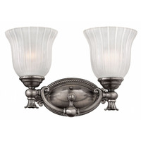  Francoise 2 Bulb Bathroom Lighting - Polished Antique Nickel