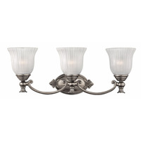  Francoise 3 Bulb Bathroom Lighting - Polished Antique Nickel