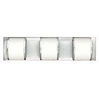  Mira 3 Bulb Bathroom Lighting - Chrome