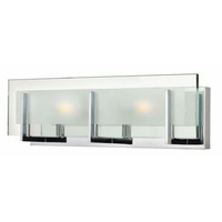  Latitude 2 Bulb Bathroom Lighting - Chrome