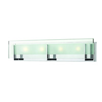  Latitude 3 Bulb Bathroom Lighting - Chrome