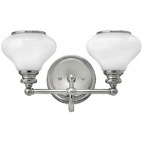  Ainsley 2 Bulb Bathroom Lighting - Polished Nickel