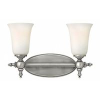  Yorktown 2 Bulb Bathroom Lighting - Antique Nickel