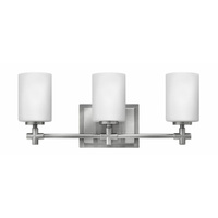  Laurel 3 Bulb Bathroom Lighting - Brushed Nickel