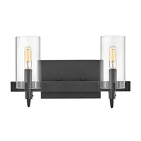  Ryden 2 Bulb Bathroom Lighting - Black