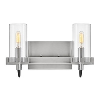 Bathroom Lighting (2 Bulbs) 13-3/4" Width Bathroom Lighting (2 Bulbs) 13-3/4" Width