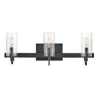  Ryden 3 Bulb Bathroom Lighting - Black
