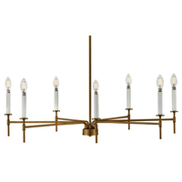  Hux Large Foyer Chandelier Chandelier - Lacquered Brass