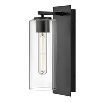  Lane 1 Bulb Wall Sconce - Black