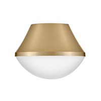  Haddie Flush Mount Ceiling Light - Lacquered Brass