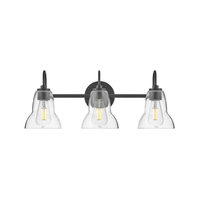  Vera 3 Bulb Bathroom Lighting - Black