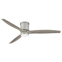  Hover Flush Oversize Fan (60'' and Larger) Ceiling Fan - Brushed Nickel