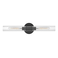  Shea 2 Bulb Bathroom Lighting - Black