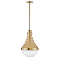  Oliver Down Light Pendant Light - Bright Brass