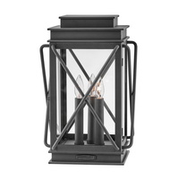  Montecito Pier Mount Post Lights - Museum Black