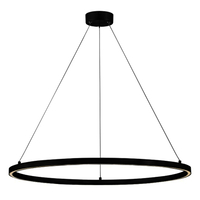  Kenna Mid Sized Chandelier Chandelier - Black