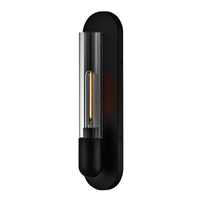  Tully 1 Bulb Wall Sconce - Black