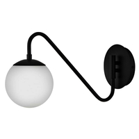  Dottie 1 Bulb Wall Sconce - Black