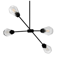  Livie Mid Sized Chandelier Chandelier - Black