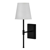  Beale 1 Bulb Wall Sconce - Black