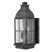 Hinkley H2044GSLL Greystone Outdoor Entrance Wall Light