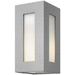 Hinkley H2190TTGU24 Titanium Outdoor Entrance Wall Light