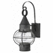 Hinkley H2200DZ Aged Zinc Outdoor Entrance Wall Light